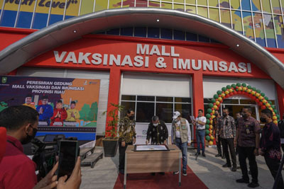 Pertama di Indonesia, Gubri Apresiasi Mall Pelayanan Vaksinasi dan Imunisasi